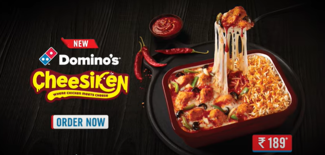 Domino’s India introduces Cheesiken